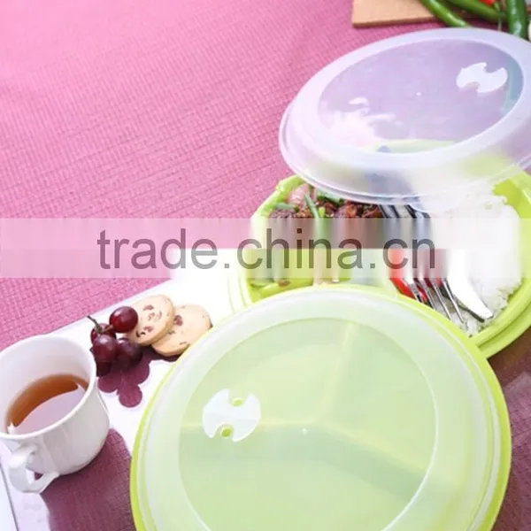 2017 Microwave Safe Plastic Dinner Plate With Diswasher/portion Control Plate photo-4