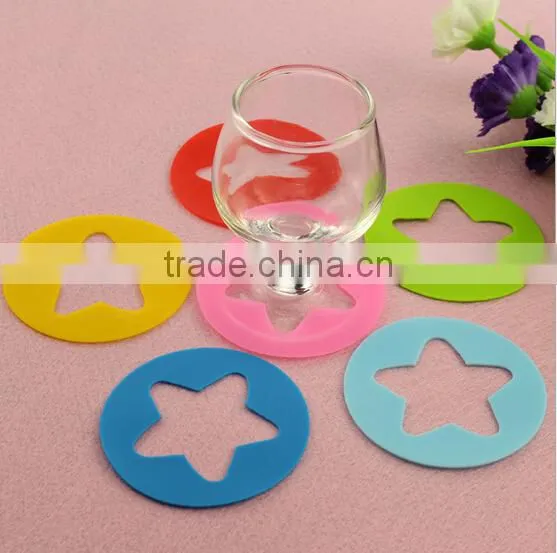 BPA Free China Supplier Silicone Wineglass Mark photo-3