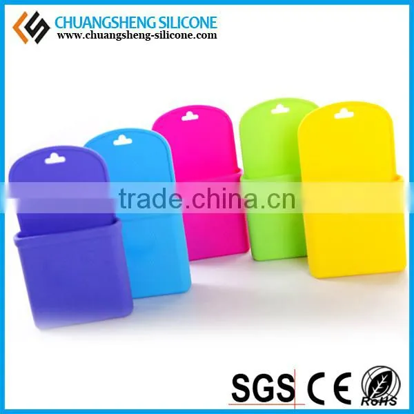 Car Used Phone Bag, Silicone Mobile Phone Holder, Hangle Cell Phone Bag photo-4