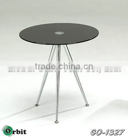 Home Furniture Tea Table, Design Modern Round Glass Coffee Table photo-2