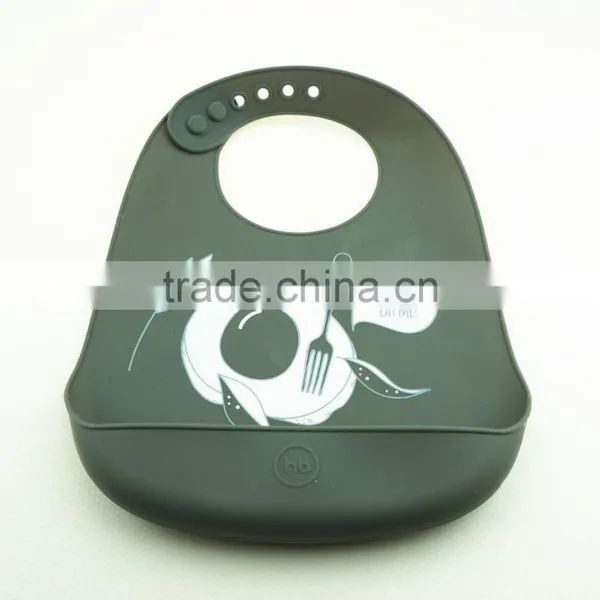 16076 Food Grade Cute Baby Pouchs,Waterproof Promotinal Gift Nice Silicone Baby Bibs,Kids Silicone Bellyband photo-5