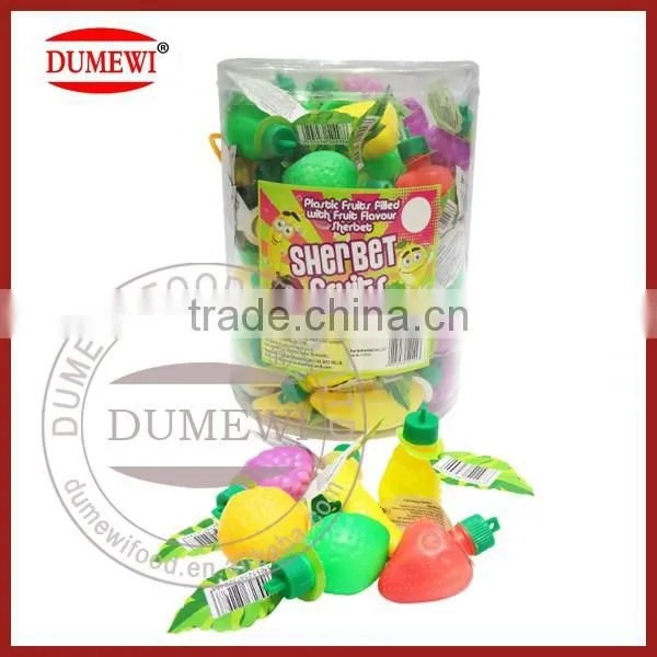 Dextrose Fruit Powder Sour Sherbet in Mini Bottle photo-2