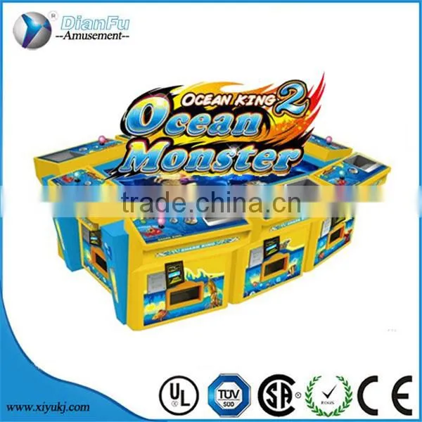 Arcade Coin Operated Jellyfish Fish Hunter Fishing Ocean Monster Fishing Hunter Tickets Printer Fishing Game Machine for Sale photo-6