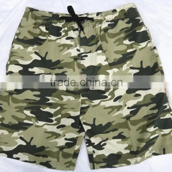 New Style 2016 Summer Mens Camo Cargo Shorts Printed Fabric Stocklots