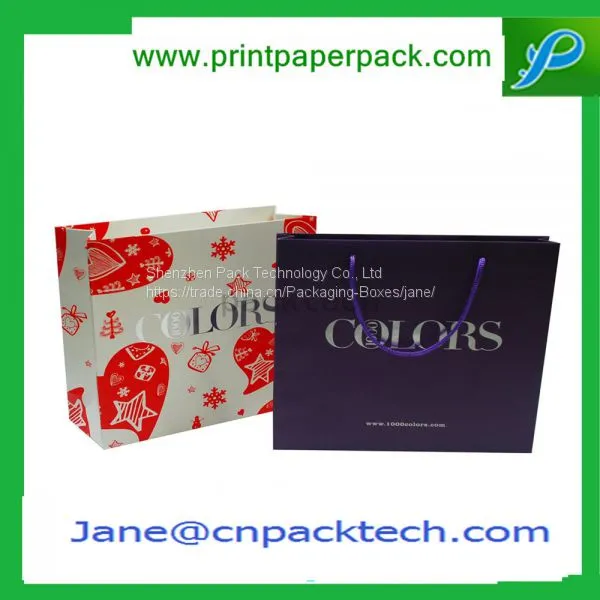 Customized Printing Fashion Bags Paper Gift Bag Handbags Shopping Bag photo-5