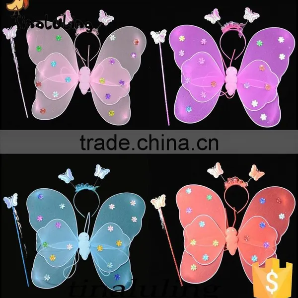 Wholesale New Arrival Double Butterfly Fairy Wings Costume for Party Decorations photo-2