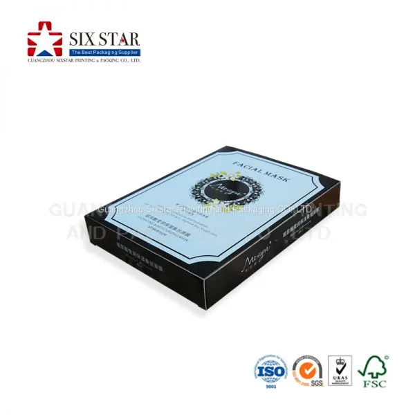 Cosmetic and Beauty Packaging Boxes for Facial Mask With Logo Printed in China photo-4