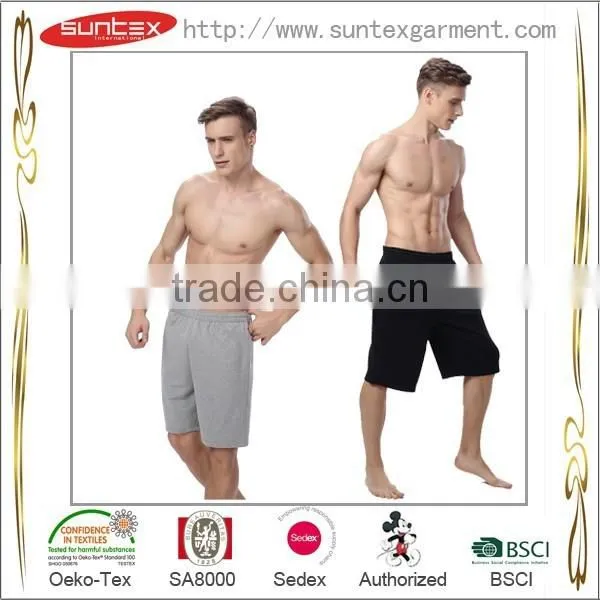 2015 Plain Dyed 3/4 Mens Short Pants