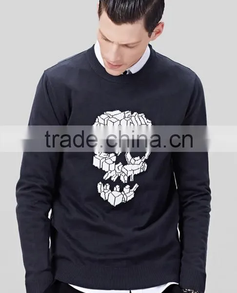 Hot Sale Lowest China Price Fashion Men Sweater 2017 for Black photo-2