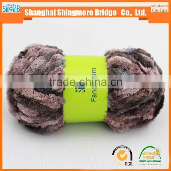 China Fancy Yarn Supplier Wholesale Chenille Yarn for Knitting Scarf With Cheap Price photo-2