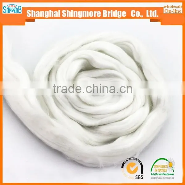 Gold Supplier Shanghai Shingmore Bridge Hot Wholesale Polyester Tops Yarn for Spun Yarn in Low Price photo-3