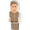 Mini Plastic Novelty USB Flash Drives , Encrypted USB Stick People Flash Drive