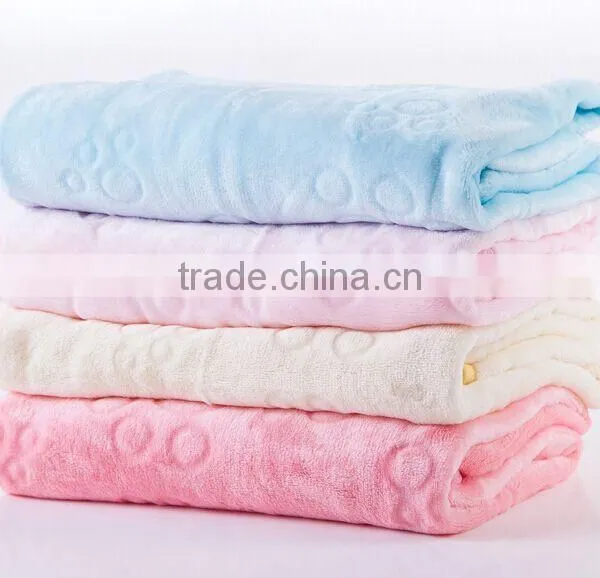 Coral Fleece Flannel Fleece Baby Blanket