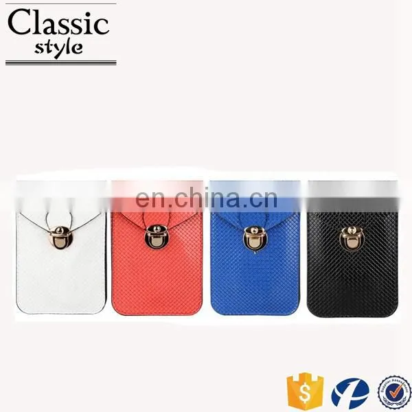 CR Korean Designer Developed Styling Wholesale Pink Color Lady Phone Pocket Waterproof Antifouling Coin Card Holder photo-2