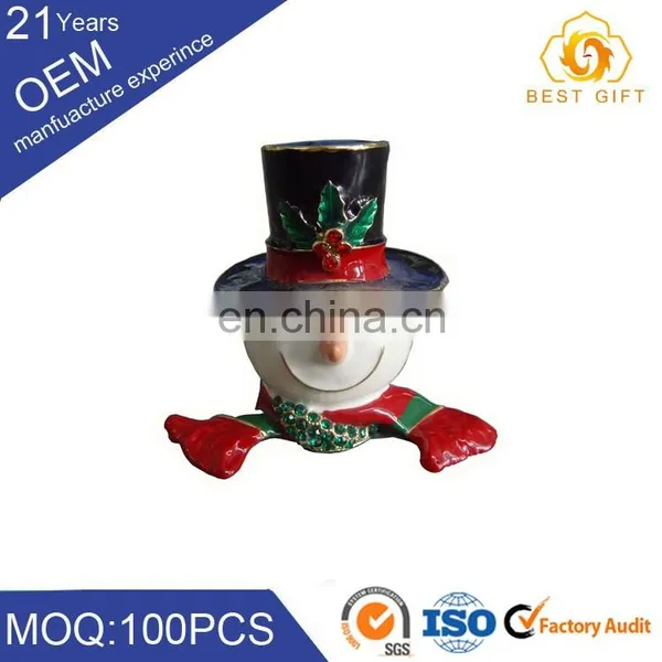 High Quality Christmas Gift Round Tin Box Christmas Jewelry Boxes Wholesale Make in China photo-5