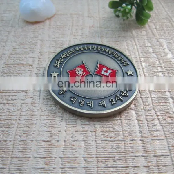 Antique Silver With Dragon Logo Custom Made Silver Coins photo-3