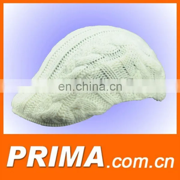 2016 White Promotion Beret Cap Hat