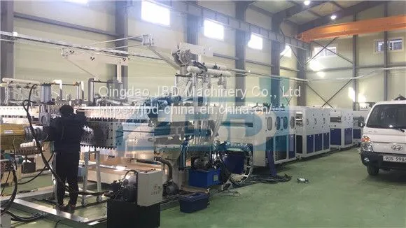PP Hollow Grid Sheet Making Machine photo-5