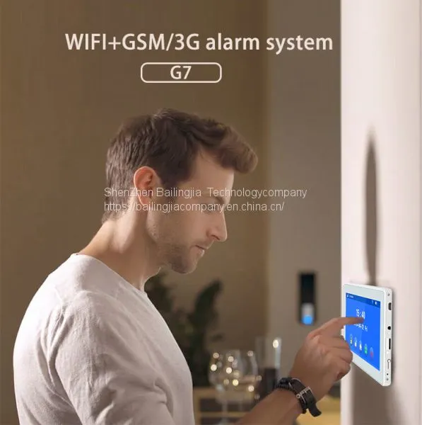 Smoke Anti Fire System SMS 110DB Siren Alert WIFI GSM Alarm System House Alarm System photo-4