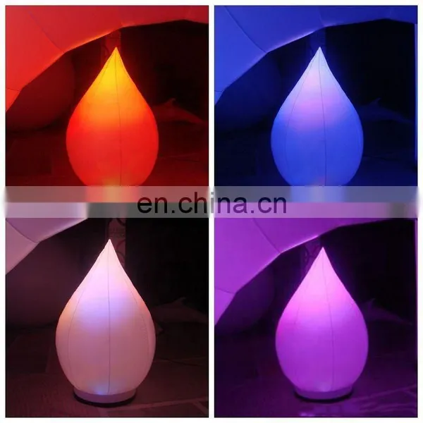 Ground LED Lighting Decoration Inflatable Water Drop Lights With Air Blower for Events Party photo-6