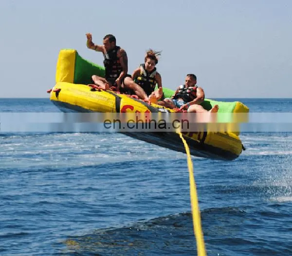 High Quality Inflatable Water Sports Flying Ski Sofa Towable Inflatable Crazy UFO photo-2
