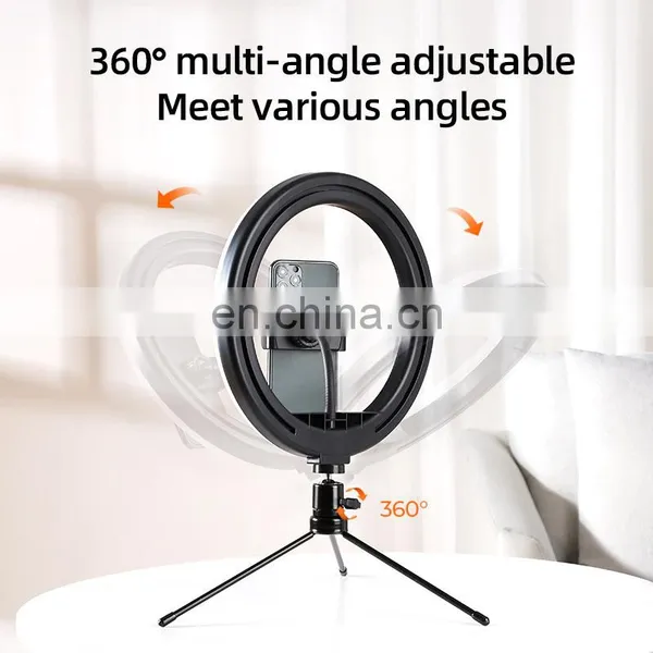 JOYROOM Ring Light With Tripod Stand Desktop Live Led Light Holder Streaming Tripod for Smartphone photo-5