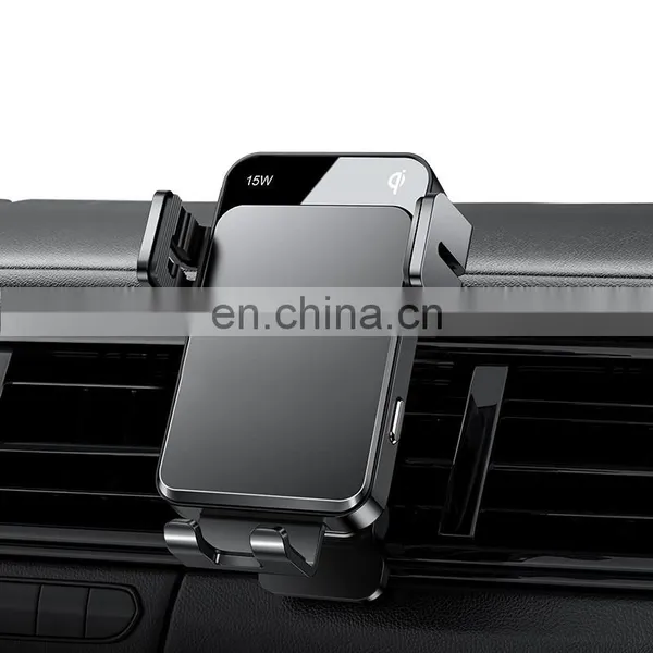 JOYROOM Car Mount Wireless Charger Qi Car Charger 15W Auto-Clamping Car Wireless Charger Dashboard Air Vent Phone Mount photo-2
