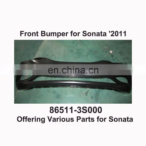 Front Bumper Without Trailer Hole for Hyundai Sonata '2011 photo-2