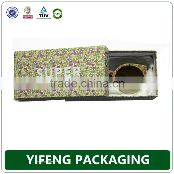 Matte Black Cardboard Gift Box, Unique Cardboard Box Packaging for Sunglass photo-3
