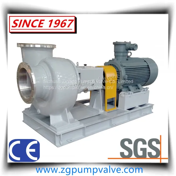 China Horizontal Stainless Steel Chemical Mixed Flow Centrifugal Process Pump photo-2