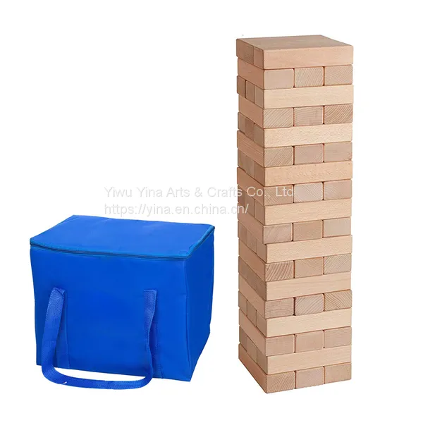Wooden Janga Tumbling Timber Tower Blocks Giant Janga Gifts Custom Janga Classic Game photo-2