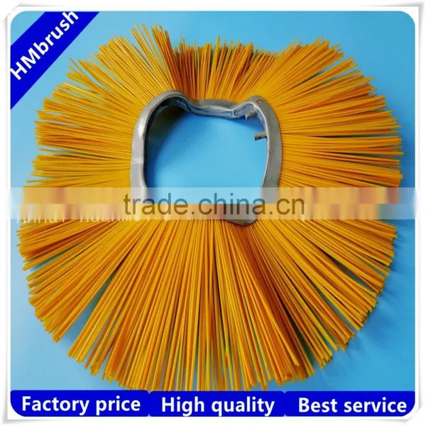 ANHUI HUANMEI High Quality 125mm id x 515mm od Nylon Floor Sweeper Brush Manufacturer photo-3