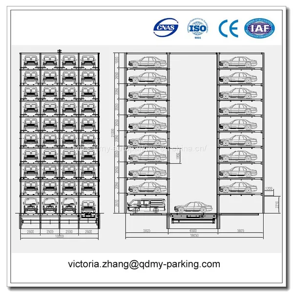 Fully Automatic Car Parking Elevator System/Intelligent Car Parking System Manufacturers in China