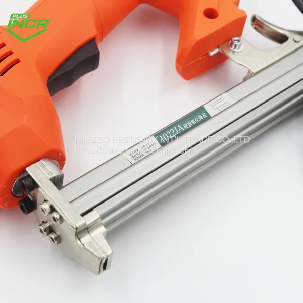 Top-Rated 20gauge Narrow Crown Electric Nb-fastrack Stapler Tacker Staple Gun 1022j for Furniture Decoration Upholstery photo-5