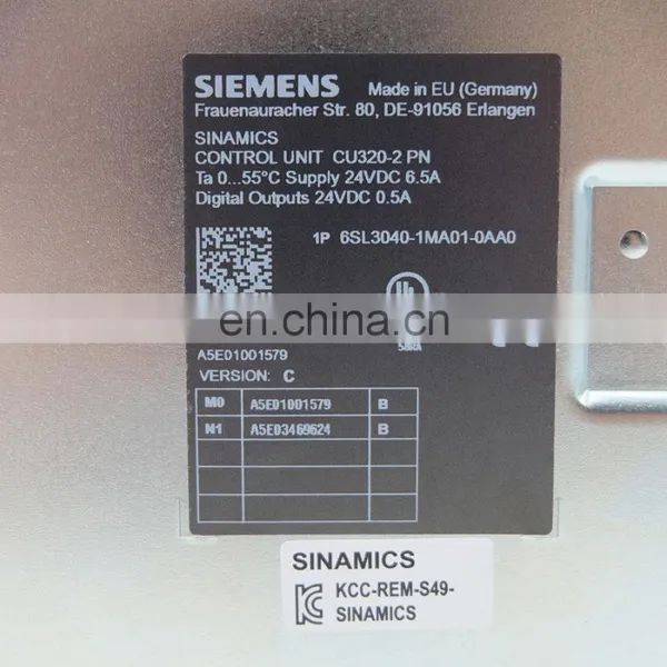 Siemens Original SINAMICS Control Unit 6SL3040-1MA01-0AA0 photo-2