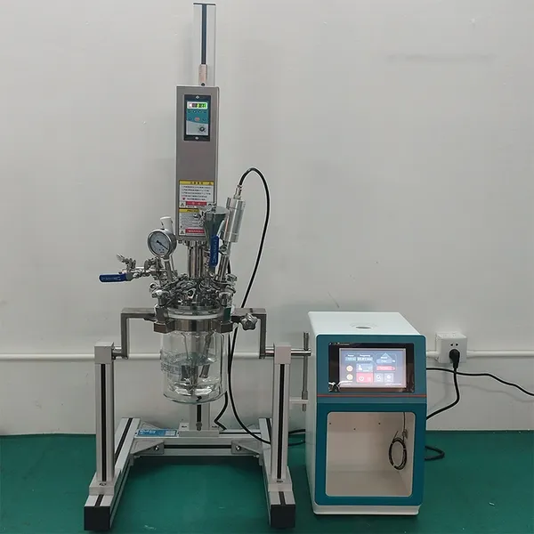 AMM-SE-2L Customizable Laboratory Stirring Emulsification Reaction Kettle - Can be Used Together With Ultrasonic Water Bath Pot photo-5