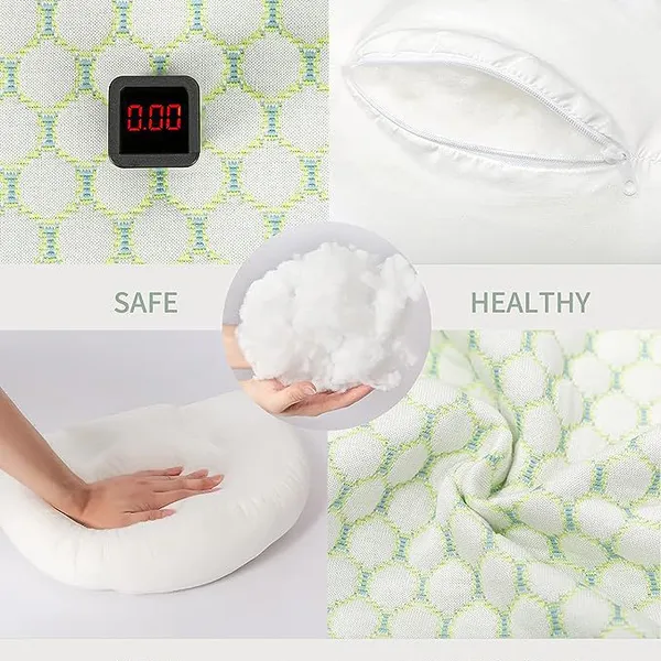 Pregnancy Pillow, Pregnancy Body Pillow for Sleeping，Luxury Maternity Pillow Support for Pregnant Women, Pregnancy Must Haves, Side Sleeper Pillows photo-5