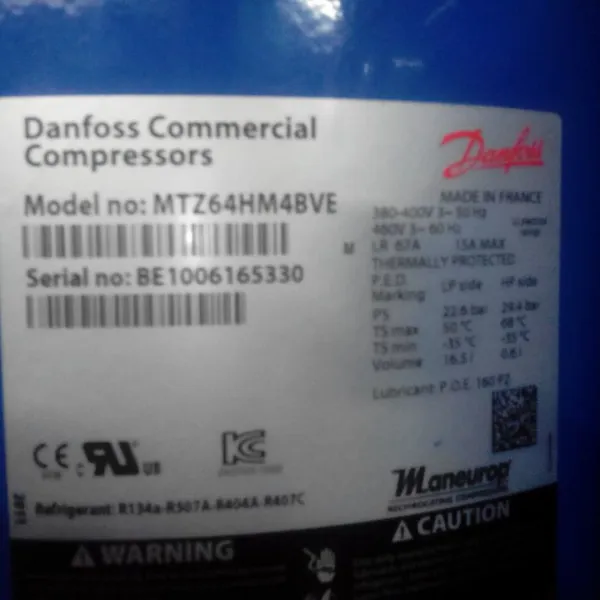 Danfoss Meilun Refrigeration Compressor MT28JE4AVE photo-4