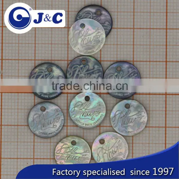 Ligh Blue Agoya Natural Shell Buttons With Graph,sea Shells Buttons. photo-2