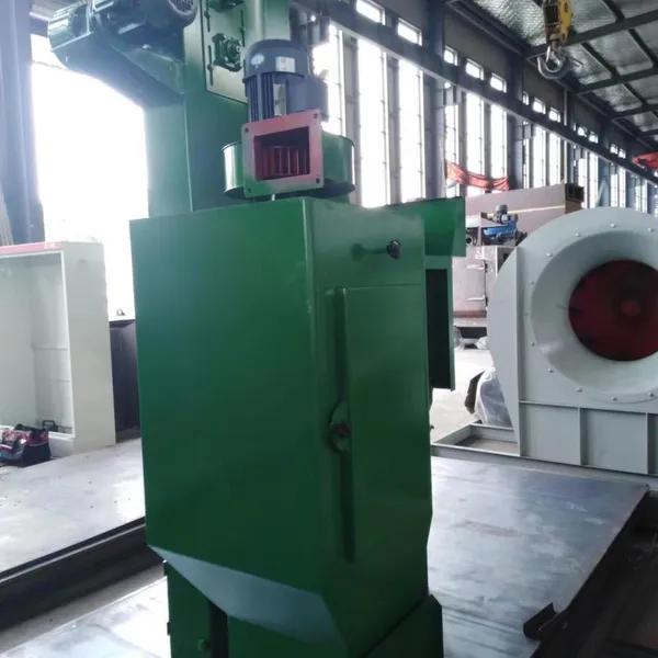 RUBBER Conveyor Belt Carrying Work Piece Cleaning Iron Bed Frame & Mesh Type SMALL Shot Blasting Machine photo-3