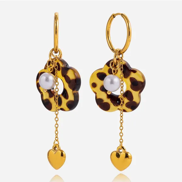 Custom Tarnish Resistant Gold Plated Earrings - Stainless Steel Fashion Jewelry photo-2