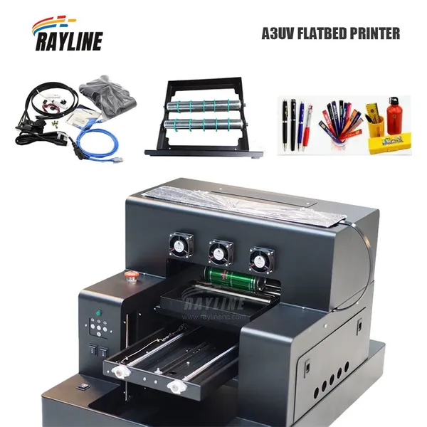 A3 A4 UV Flatbed Printer Small Universal Printer for Cylinder Metal Ceramics Phone Case Plastic PVC Craft Printing photo-4