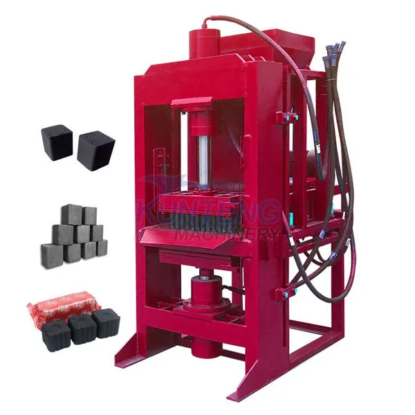 Automatic Hydraulic BBQ Charcoal Briquette Machine Sawdust Forming Machine EPC