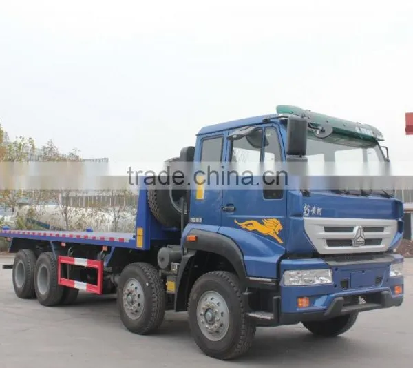2015 Sinotruk Howo Flat Bed Dump Truck 8*4 Made in China With Free Part