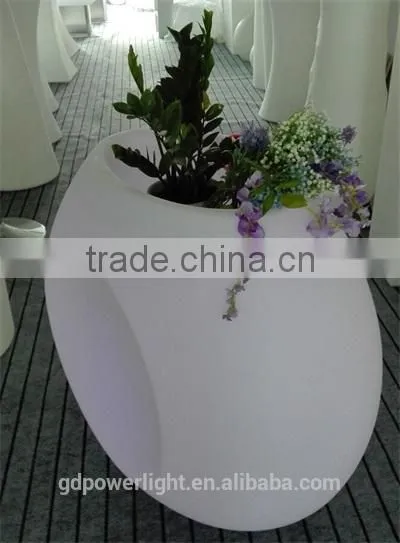 New PE Plastic Flowerpot With LED Lights & Lighting YXF-11090 photo-4