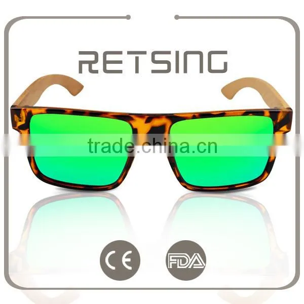 2016 Handmade Sunglasses Bamboo Wooden Shades Sunglasses / Colored Bamboo Sunglasses