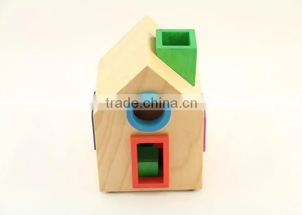 Miniature Wooden Toys House,wooden Educational Blocks Toys,intelligence Toy