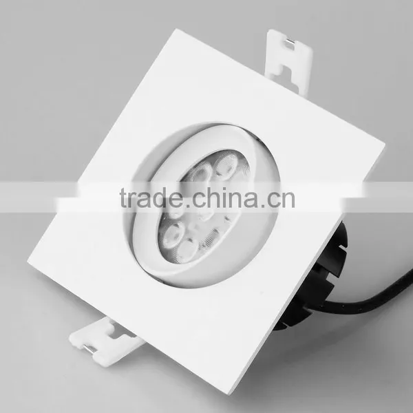 Dimmable LED Ceiling Light Square Shape 10W White/silver/nickel/chroming Color photo-3