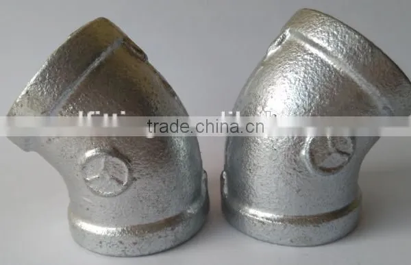Light Fitting Low Price gi Cast Iron Elbow ,gi Fittings,120degree Elbow photo-3