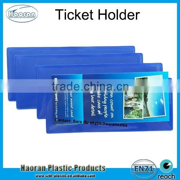 Factory Cost Plastic Lottery Ticket Holder For Lottery Bid